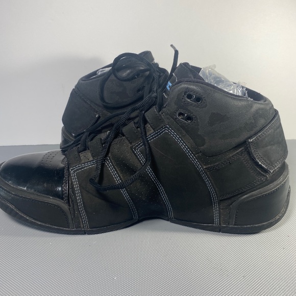 2007 NIKE AIR BELIEVE FORCE 317990-041 Mens SIZE 11.5 Patent Leather Basketball - Picture 3 of 6